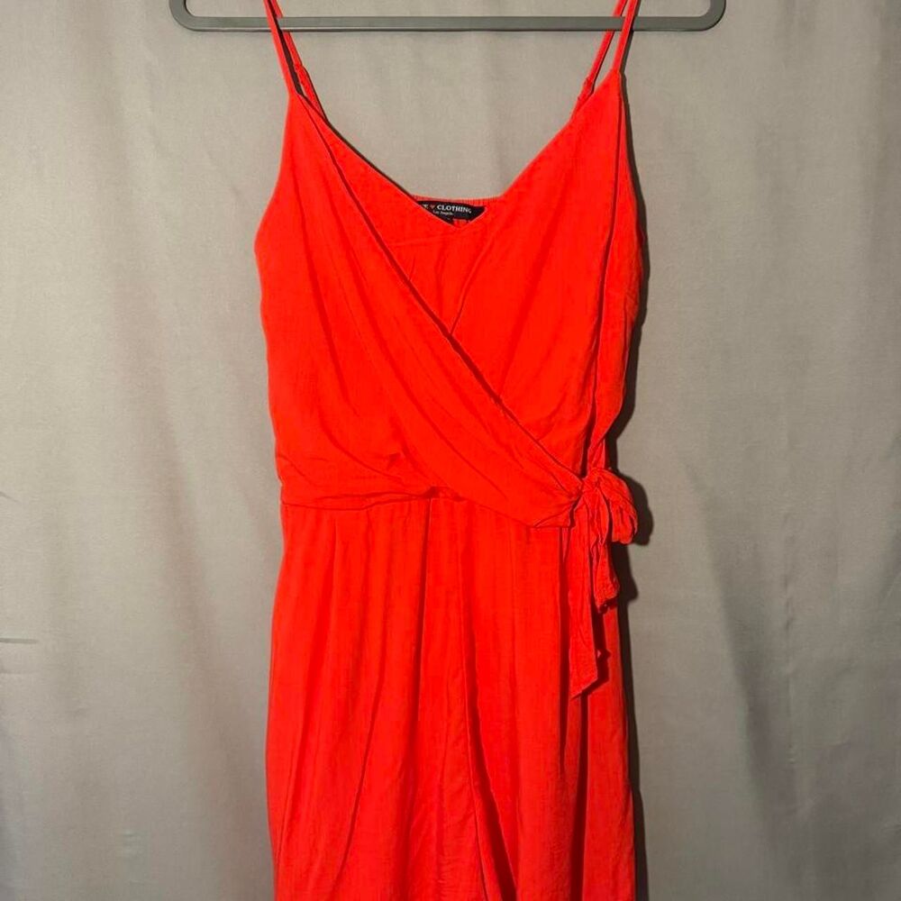 One Clothing Orange wrap romper